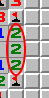 Het 1-2-1 patroon, voorbeeld 3, gemarkeerd
