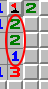 Het 1-2-1 patroon, voorbeeld 4, gemarkeerd